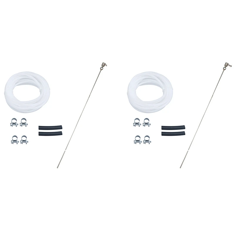 2pcs 490mm Heater Fuel Stand Pipe Hose Gas Tank Pick Up Clip Pipe Tube