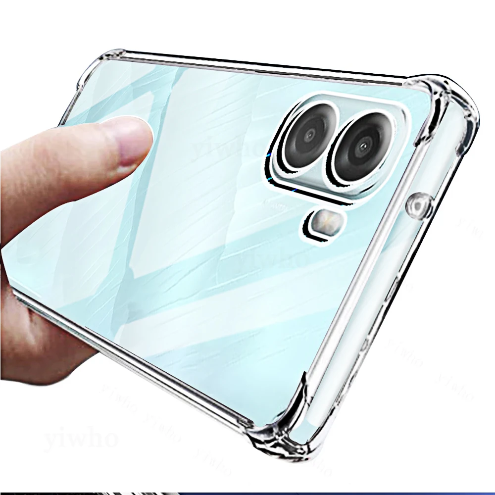 Clear Soft TPU Protective Camera Shell - Transparent Phone Case