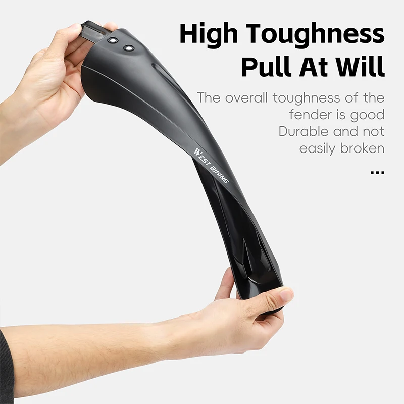WEST BIKING Bicycle Fenders Mountain Bike Mudguard 20/22/24 Inch Front Rear Tire Wheel MTB Bike Quick Release Protector
