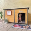 59" Large Dog House 100% Insulated Dog Kennel with Liner for Winter Waterpoof for Outdoor Indoor Use  dog kennel 1