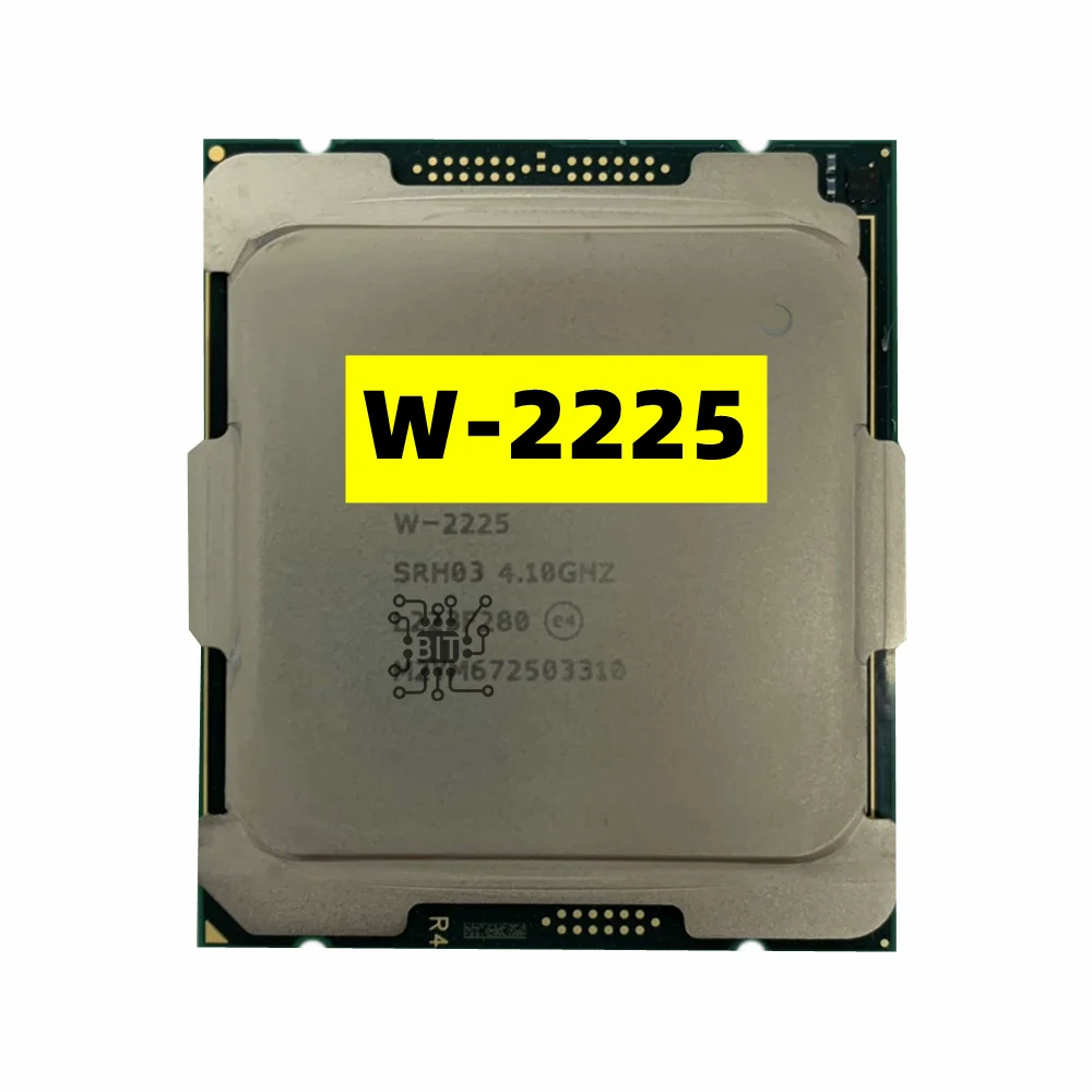 

Xeon W-2225 CPU 14 Nm 4-Cores 8-Threads 4.1GHz 8.25MB 105W Processor LGA2066 W2225 for C422 Motherboard