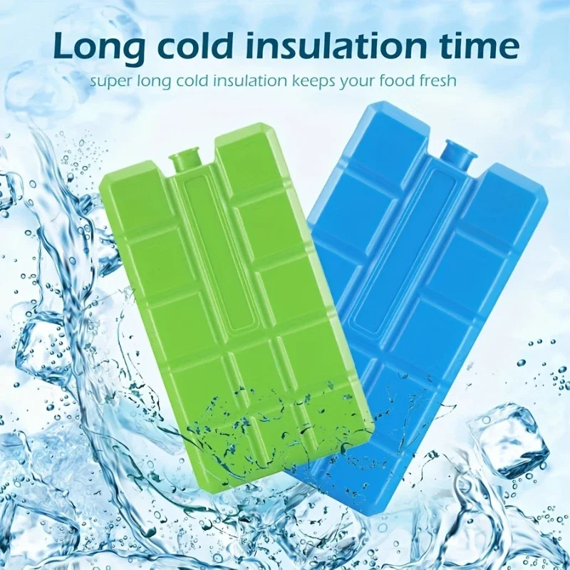 4PCS Ice Crystal Box, Air Conditioning Fan, Ice Plate, Repeated Use for Refrigeration, Camping Ice Bag, Ice Pack, Refrigerator