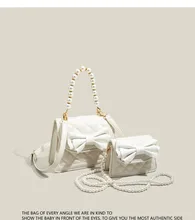 

Withered Messenger Kelly Chain Single Casual Shoulder Bag Women Fashion Bag Women England Simple Sold Bow Elegant Women's Bag