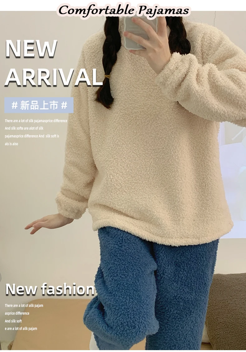 Пижама женская осенне-зимняя, милый фланелевый Кардиган с длинным ...