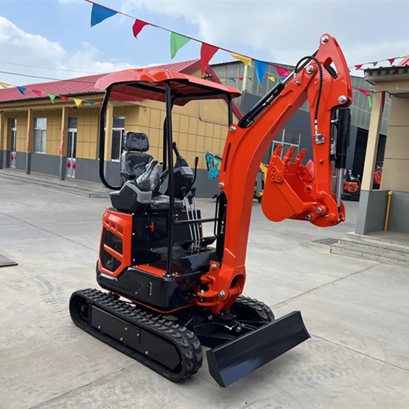 Mini excavadoras HT18, excavadora pequeña de 1,8 toneladas, 1,5 t, con oscilación