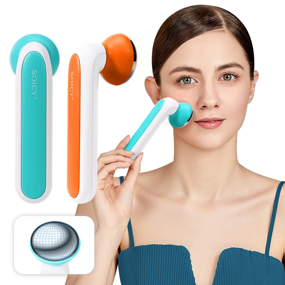 Face Massager Ice Roller for Face Eyes Neck Massage Roller Facial Cooler Summer Skincare Tool Cooling Dermaroller Ice Compress car seat back cooling fan usb charge dual head fan 360 degree rotation auto headrest ventilation fan neck cooler car interior