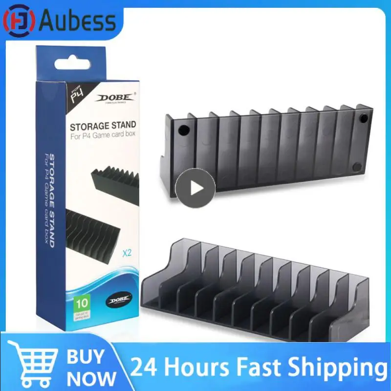 Ivyueenfor Switch Oled Console Game Card Box Storage Stand Holder Per Nindoswitch Lite Disk Card Holder Stand