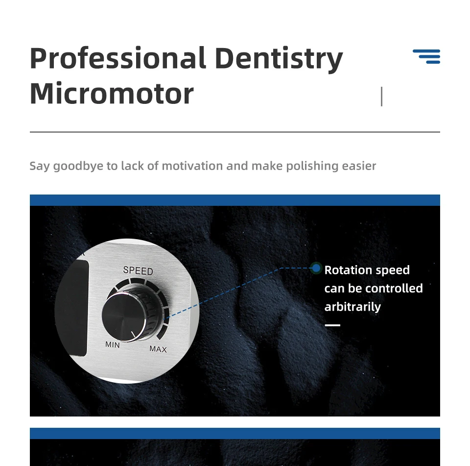 Micromotore da laboratorio brushless 70000 giri/min Manipolo per lucidatura dentale Strumento per odontoiatria Micromotore_voghion.com