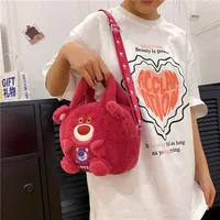 Kawaii Sanrio Plush Bag Kuromi Backpack Anime Melody Cinnamoroll Plushie Handbags Pochacco Cartoon Stuffed Bag for Girls Gifts 2