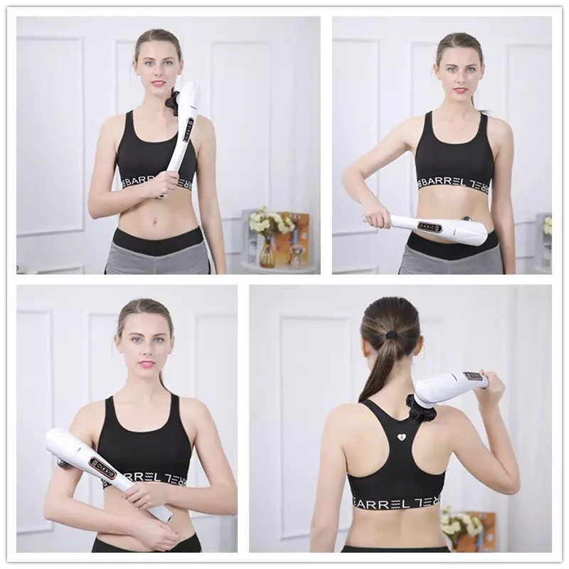 NEWEST Electric Dolphin Massage Stick Cervical Massager Neck Shoulder Waist Home Massage Hammer Back Multifunctional Whole Body