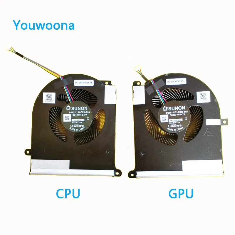 Nuova Ventola Di Raffreddamento Gpu Cpu Originale Per Laptop Per Dell Alienware Area 51M R2 0 Tpv77 0 Tw5Y8 12V Rtx3080