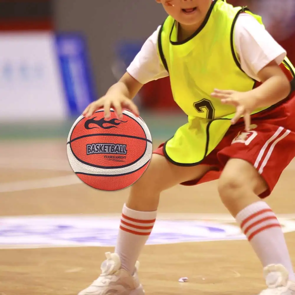 18cm/21cm/24cm Silent Bouncing Basketball High Elasticity Removable Zippered Indoor Training Quiet Ball Low Decibel Soft