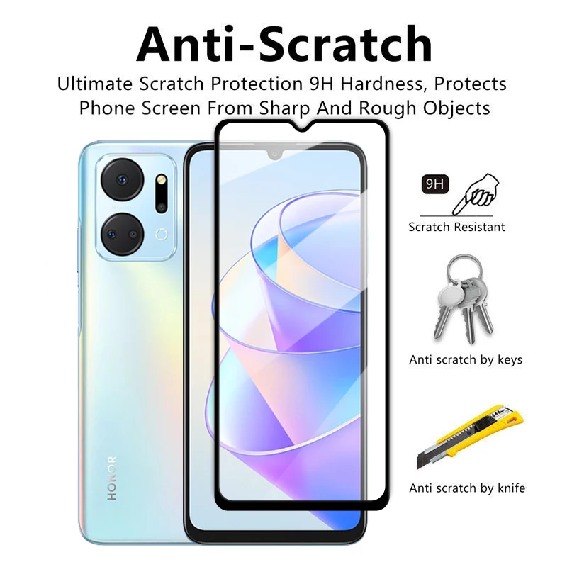 Dedux Cover per Honor X6 / Honor X8 5G, Custodia Trasparente Gradiente Protettivo TPU Case, Ultra Sottile Rinforzo a Quattro Angoli Cover (Viola/Blu