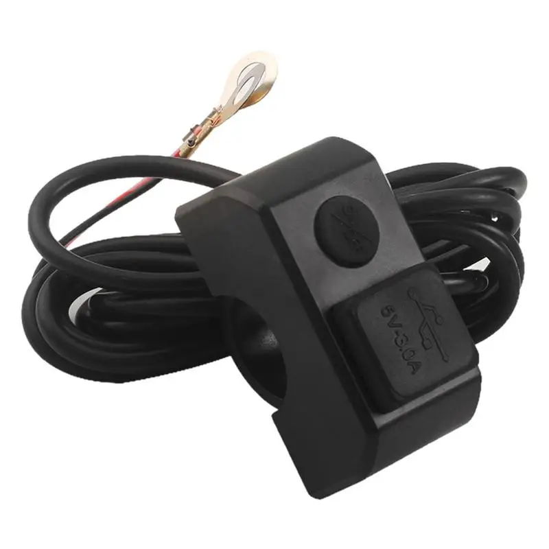Motorcycle Phone Charger Dual Port 3A Charger Waterproof USB Bike Phone Charger Quick Disconnect USB Adapter USB motocross