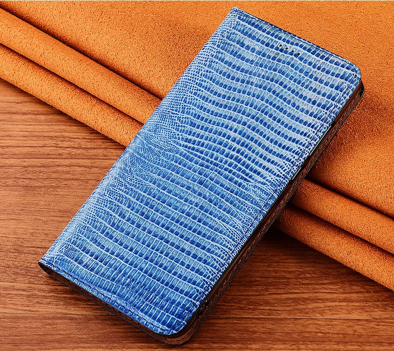 Lizard Grain Genuine Leather Case for XiaoMi Redmi Note 5 6 7 8 8T 8 9 9s 9T Pro Max Flip Cover Protective Cases