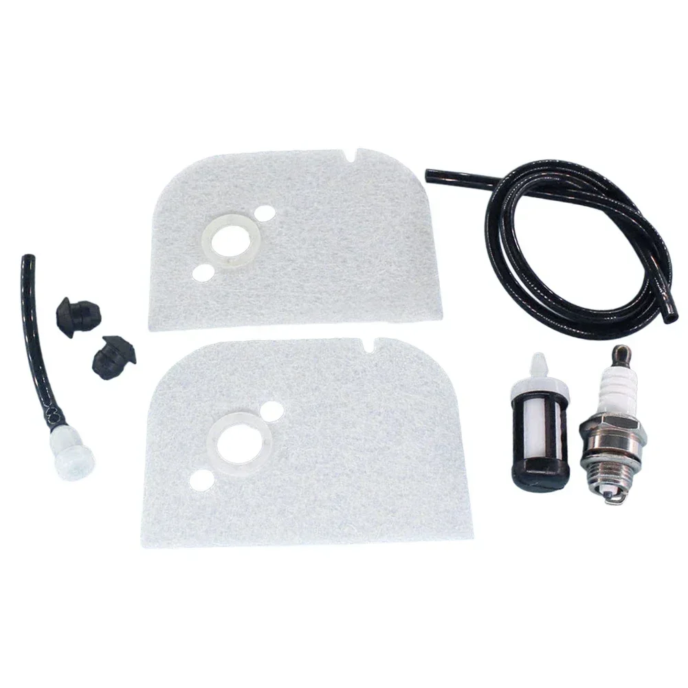 Kit Carbu Complet Pour Tronçonneuse Stihl 009 010 011 012 - Remplace Tout : Carburateur, Filtre à Air, Tuyau Essence