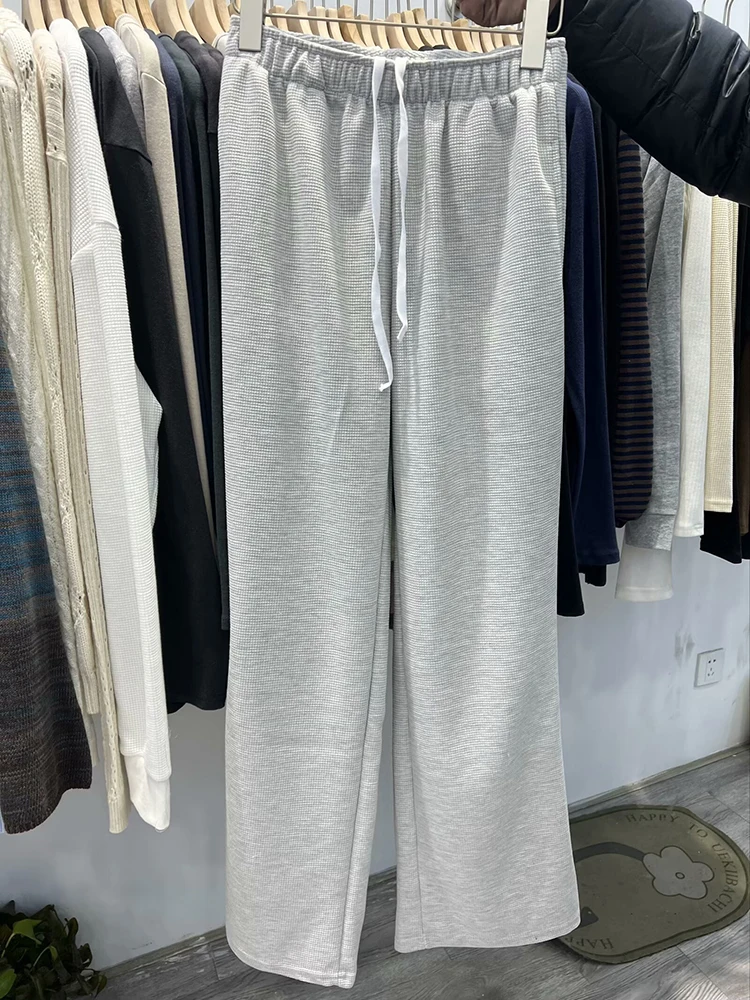 

Yaphleet Y2K Girls Soft Cotton Sweat Pants 2024 Spring Fashion Ladies Vintage Joggers Chic Pant Casual Female Sweet Bottoms Cute