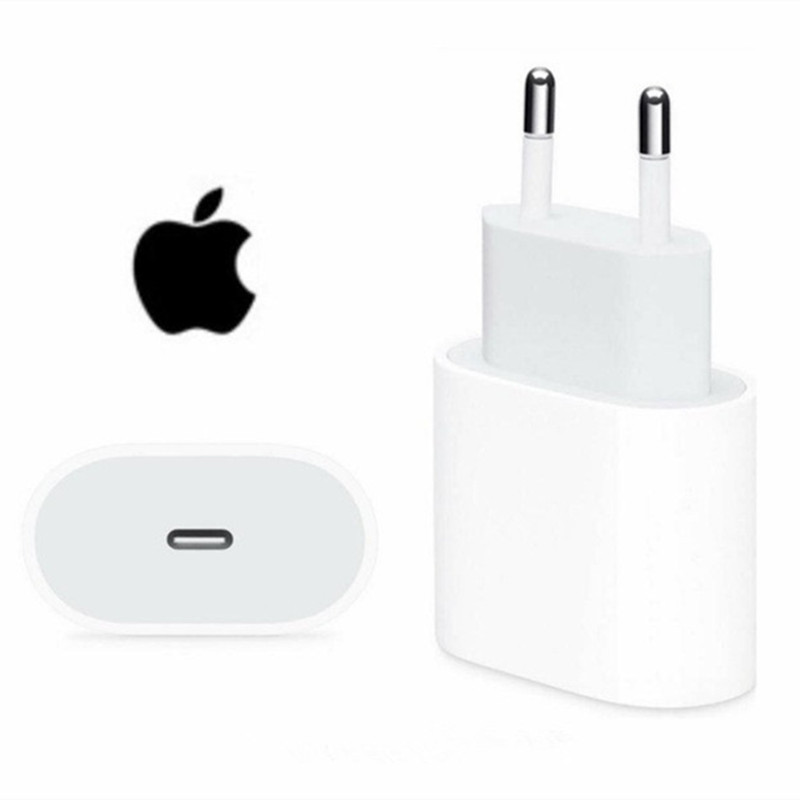 2025 Original 20W USB-C Power Adapter For iphone 16 15 14 13 mini Pro Max Type C fast charger for Apple Cable for iPhone 12 Plus