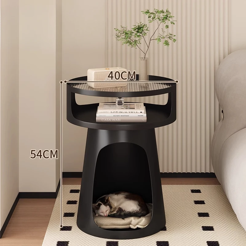 Bedroom Bedside Table Lounge Living Room Small Sofa Side Storage Rack Cream Tea Cabinet Shaped Mesa Para Balcon Home Furniture