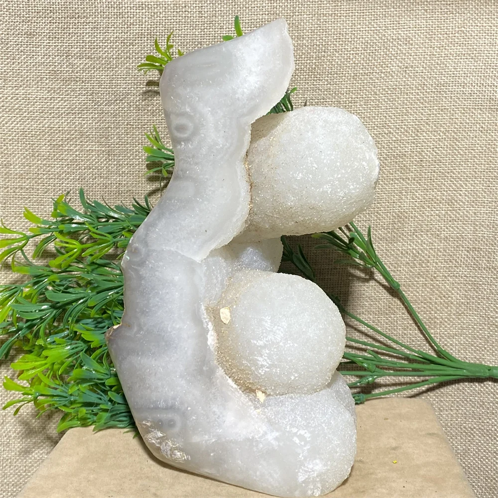 

Драгоценный драгоценный Агат, свободная форма, друза, рейки Geode Beauty, украшение для дома Природный Сталактит + подставка