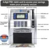 Electronic Piggy Bank ATM Password Money Box Cash Coins Saving Box ATM Bank Safe Box Automatic Deposit Banknote Christmas Gift 5