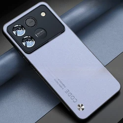 Minimalist Shockproof Leather Cover - Fingerprint - Resistant, Skin - Friendly Case - Honor Win (Purple)