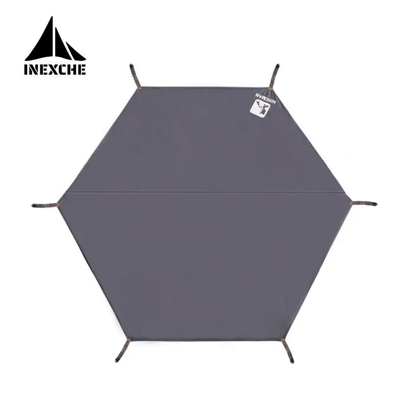 Outdoor Camping Polygonal Tent Floor Tarp Waterproof Moistureproof 210D