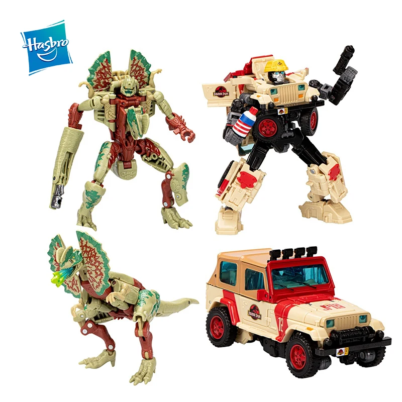 

Фигурка-трансформер Hasbro в наличии Original 14 см для парка Юрского периода Deluxe Dilophosaurus Autobot JP12, Игрушечная модель, подарки