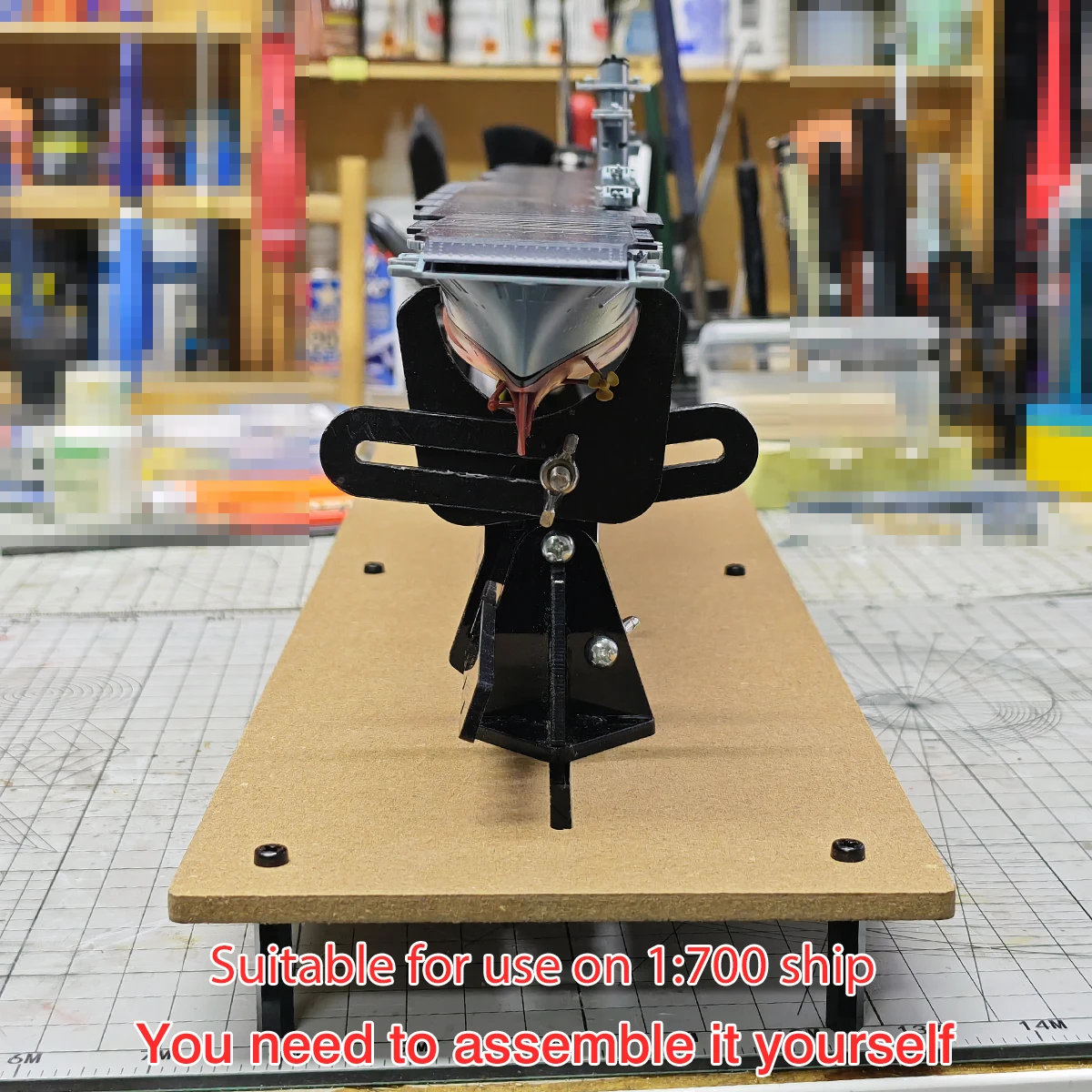 Modellbausatz für Schiffsmodelle, Montagehilfe für maßstabsgetreue Modelle, Werkzeug zur Modellbauherstellung, verstellbarer Ausstellungs- und Lackierständer, universell für alle Maßstäbe – Detail 2