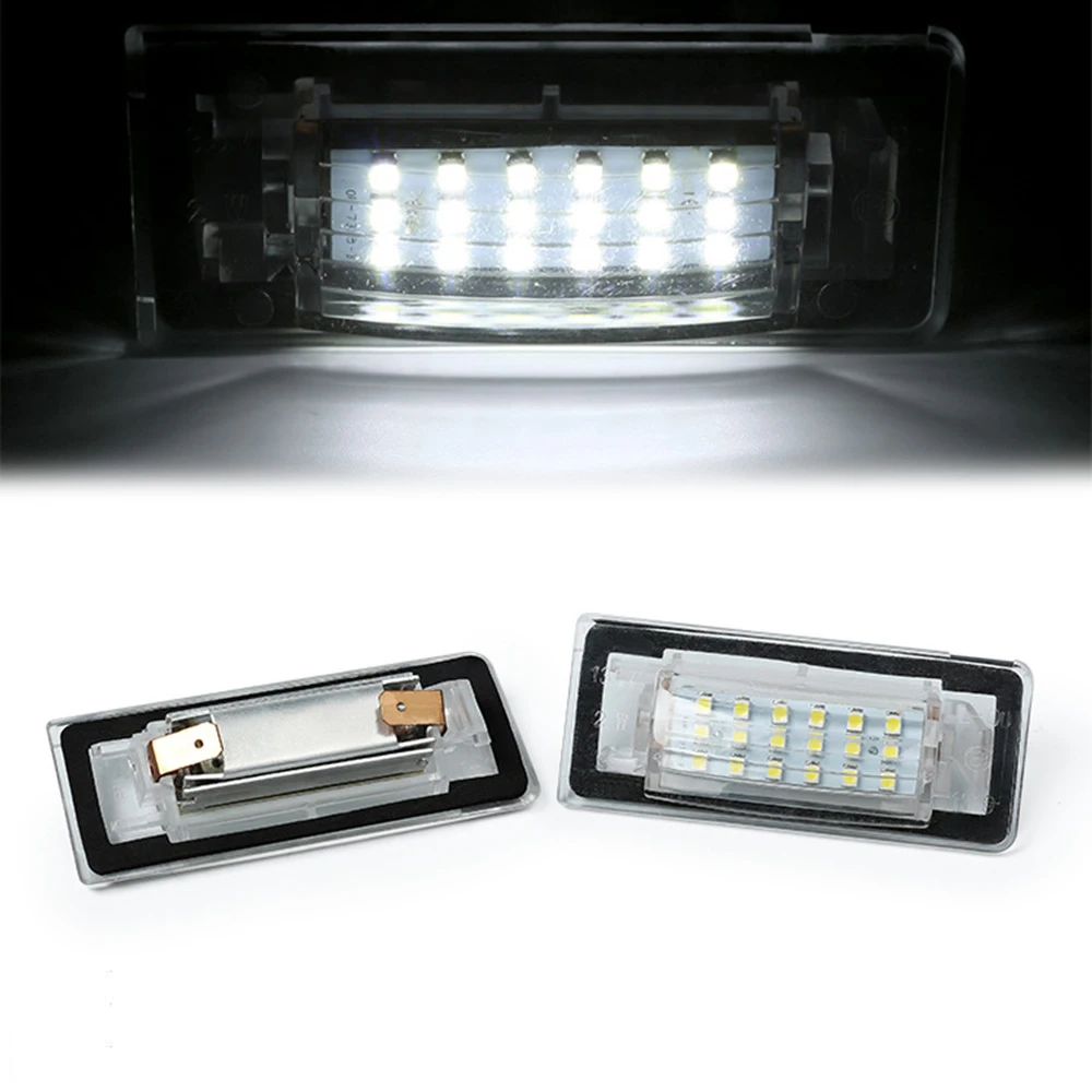 2X Led Numero Luce Targa Lampada Muslimexayal Per Audi Tt Mk1 Roadster Coupe 8N 1998-2006