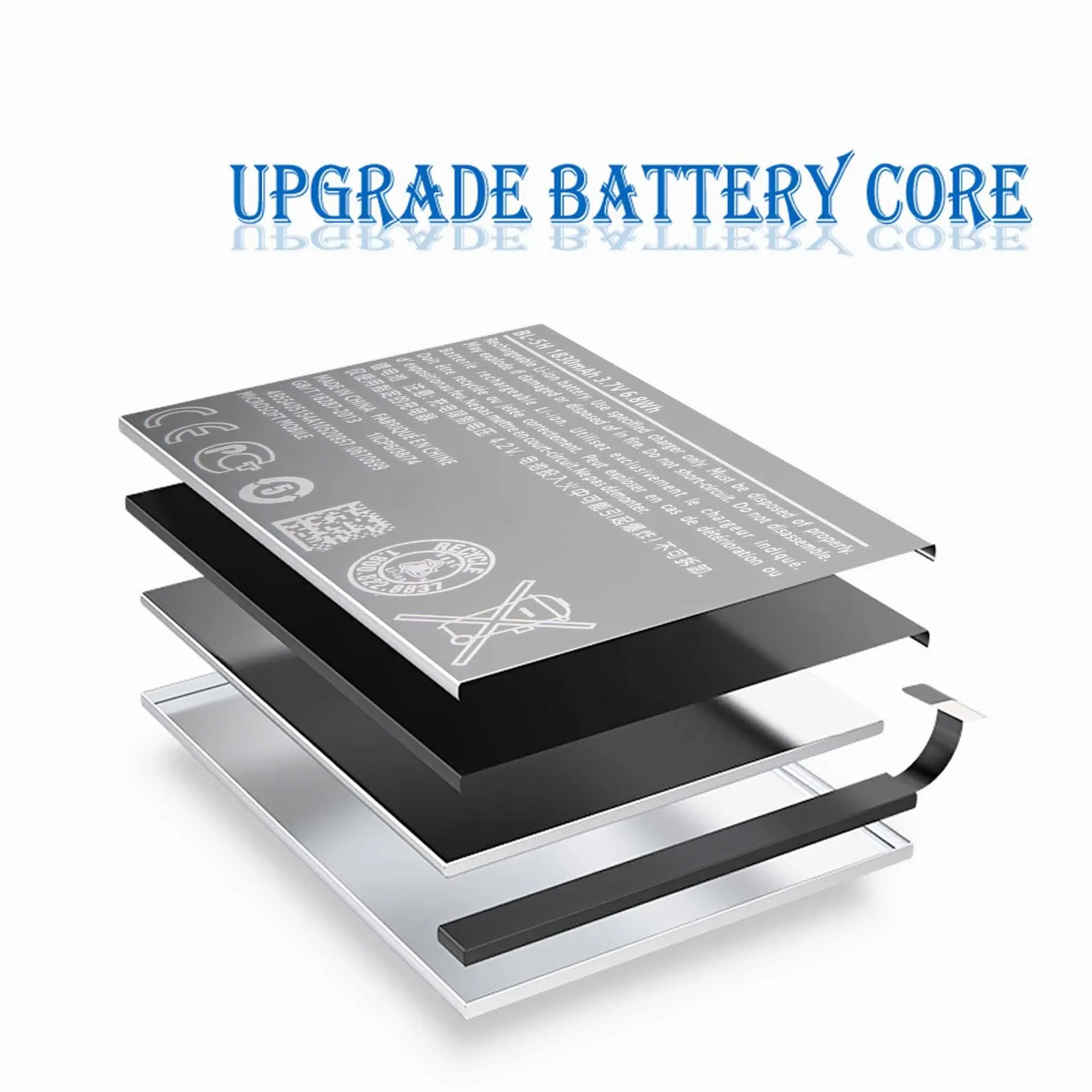 SwarKing - Batería Recargable De 0 Ciclos BL-5H Compatible