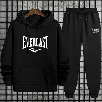2025 Hot Sale Men's Tracksuit Hoodie and Sweatpants Urban Casual Fashion Sportswear Autumn Male Training Sweatshirt Sports Suit