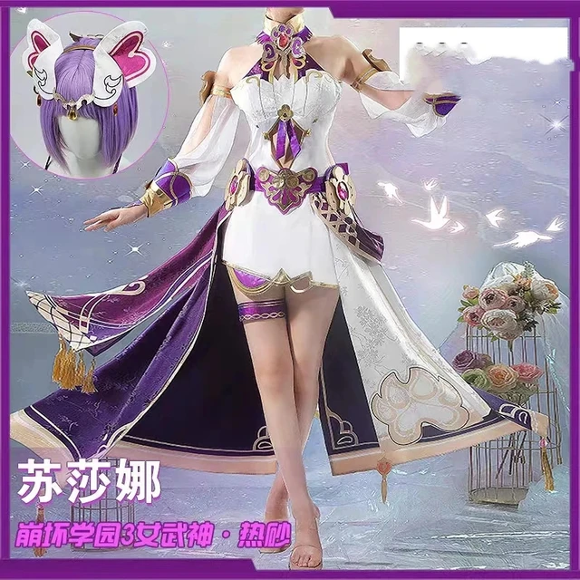 Anime 3d jogo honkai impacto 3 cosplay kiana bronya raiden mei única camada  pasta coleção acrílico - AliExpress