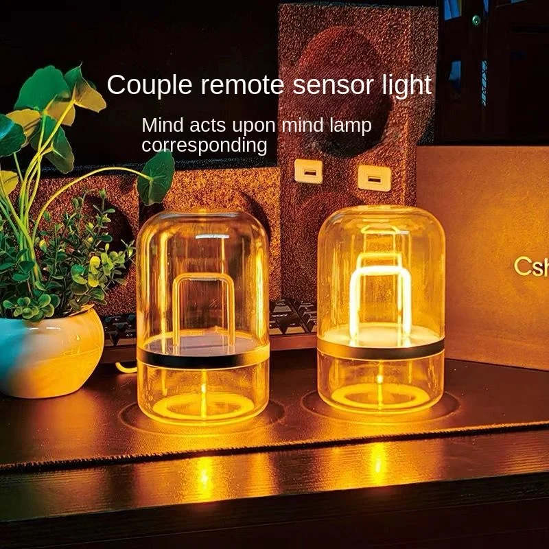 

Cshine Remote Sensing Night Light Interactive Long-distance Love Lighting Promise Lamp Table Lamp Simple Tanabata Couple Gift