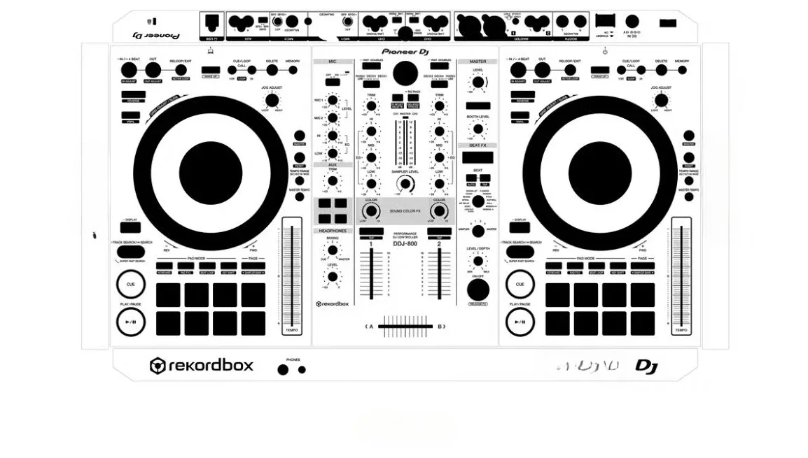 

DDJ 800 white skin suitable for Pioneer controllers