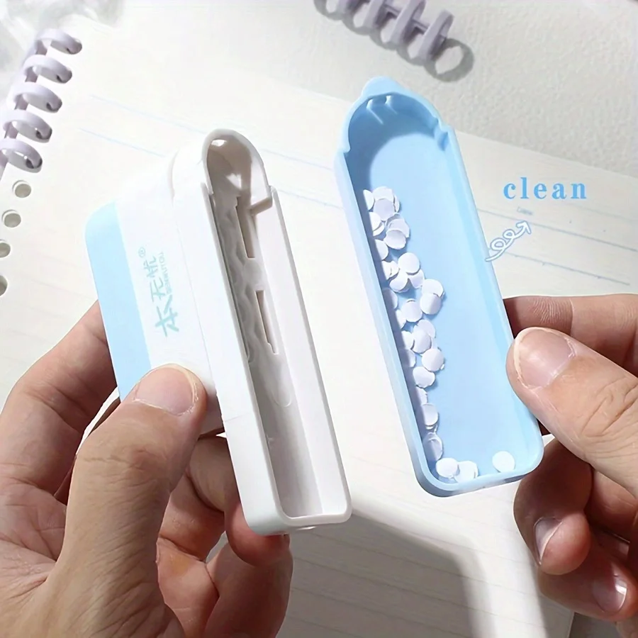 Poinçon à 5 trous pour organisateur de bureau, matériau ABS, classeur de documents pour carnet de notes, parfait pour la reliure, fournitures scolaires et de bureau, 1 pièce