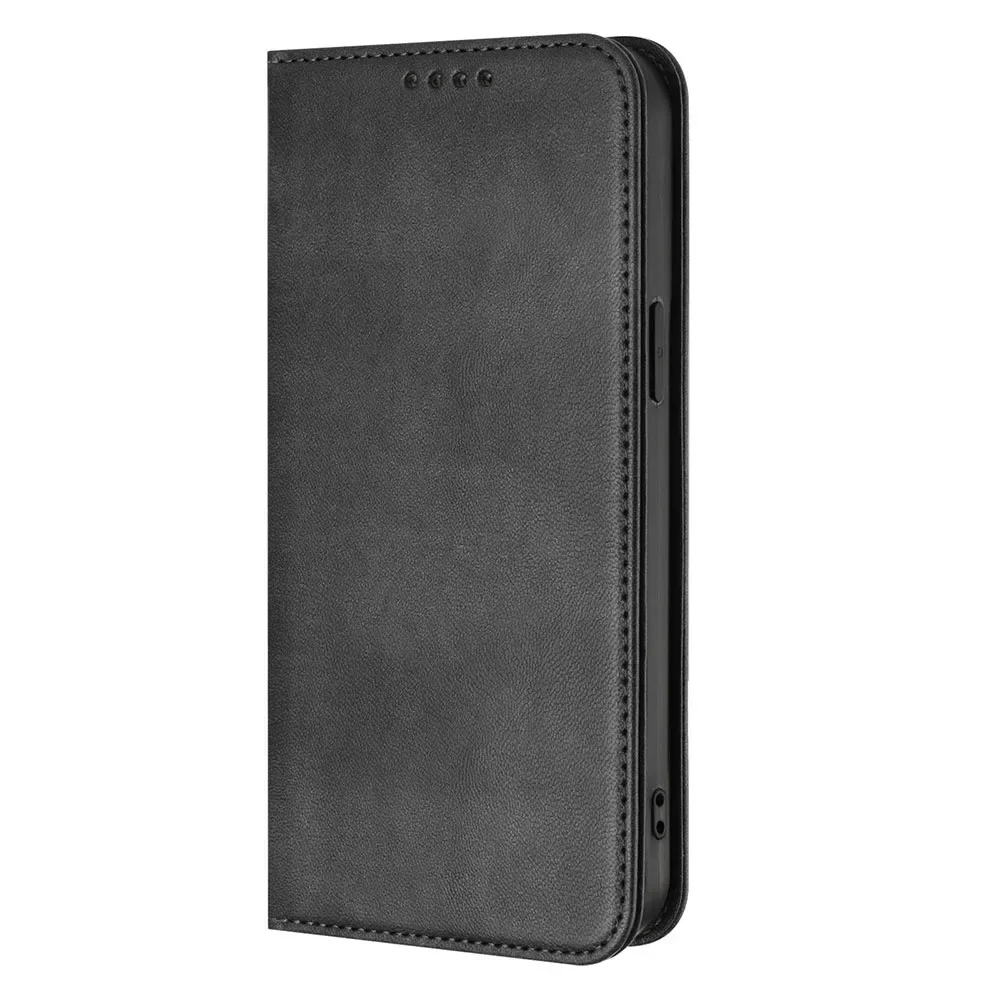 Luxurious Wallet Flip Leather Phone Case with Magnetic Back Cover