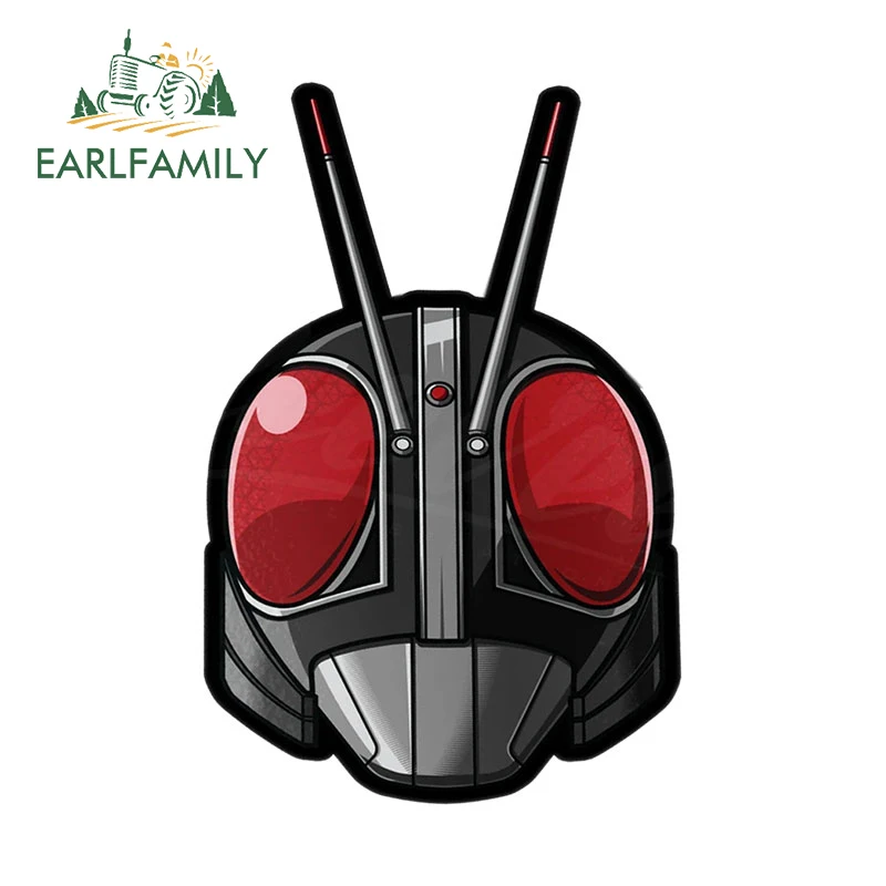 

EARLFAMILY 13 см x 8,6 см для Каменского райдера, шлем с черепом, автомобильная наклейка, аниме креативная гоночная переводная картинка для дрифтинга, автомобильные аксессуары, автомобильный Декор