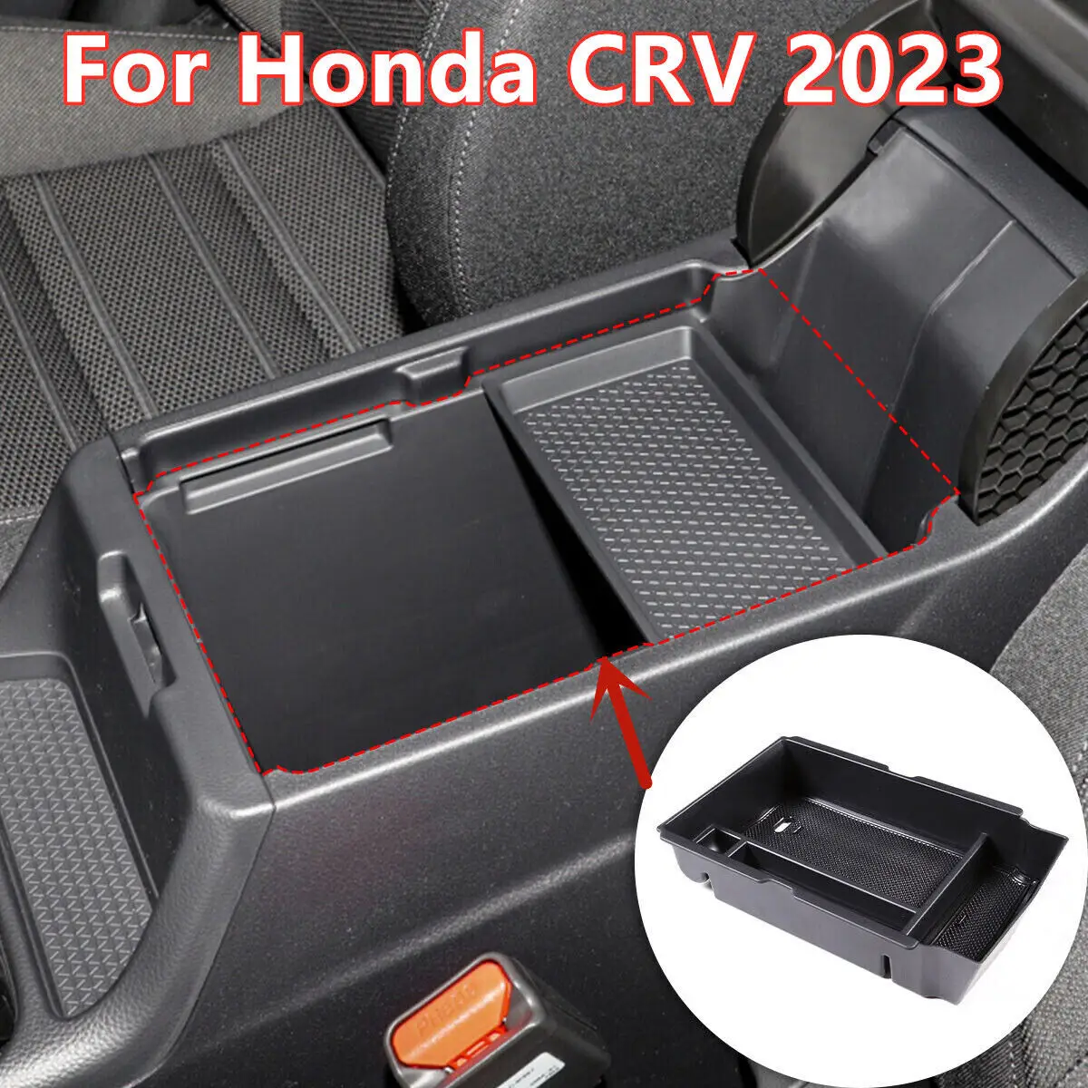 Car Central Armrest Storage Box For Honda Crv Crv Rs 2023 2024 Abs