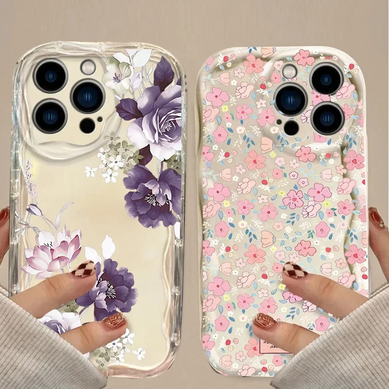 Vintage Rose Lotus Floral Phone Case