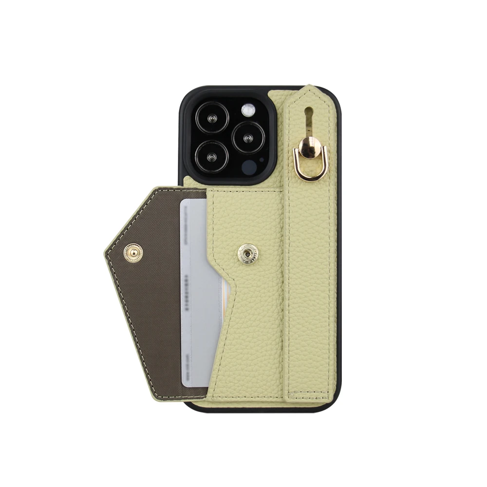 حافظة هاتف بحزام معصم وحقيبة بطاقات مضادة للإسقاط...