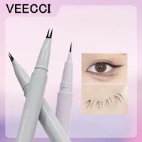 VEECCI Liquid Eyebrow Lower Eyelash Eyeline Aegyo-sal Pencil 2 Forks Multifunctional Pen Waterproof Natural Eyes Beauty Tool 1
