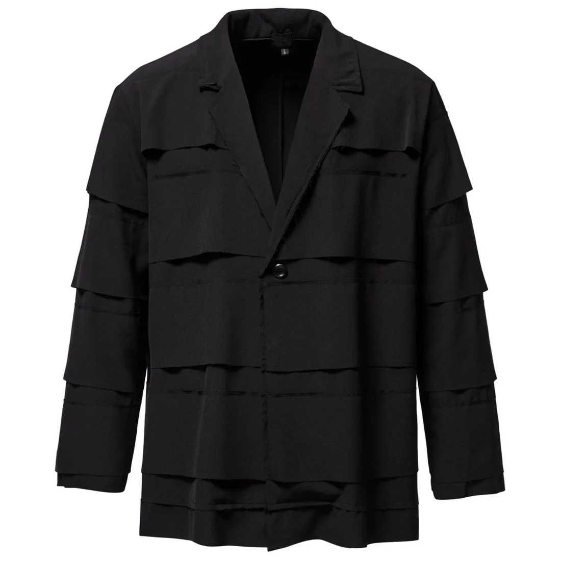 

XF635 Personality Casual Jacket Suit Loose Long Sleeves Blazers for Men Elegant Stylish