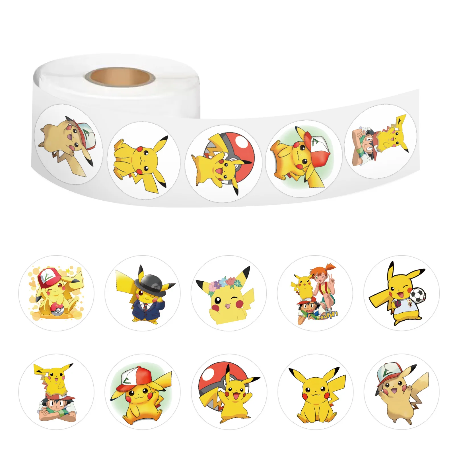Pegatinas de sellado de Pikachu