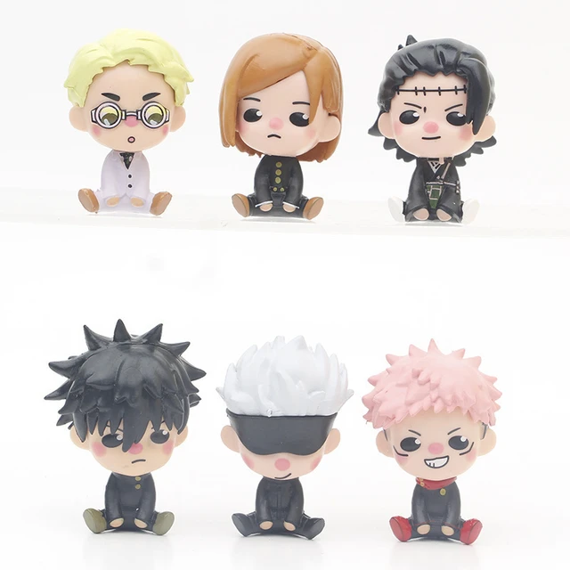 5CM Genuine Seated Figure Model Toys Anime Jujutsu Kaisen Satoru Gojou Toge  Inumaki Fushiguro Nanami Mini Doll Ornaments Gifts