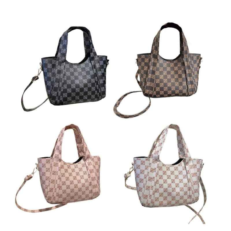 

PU Vintage Shoulder Bag Leather Bag Versatile Printed Bag Large Capacity Handbag