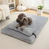 Warm Calming Dog Bed with Pillow Fluffy Plush Dog Mat for Dog with Removable Winter Cover for Large Medium Small Dogs and Cats 2