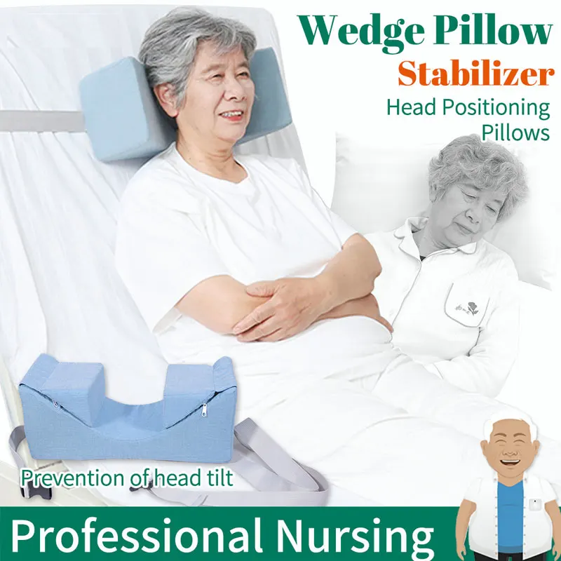 

Head Positioning Wedge Pillows Adjustable for Sleeping Elderly Disabled Bedridden Patients Supplies Neck Support Hospital Bed