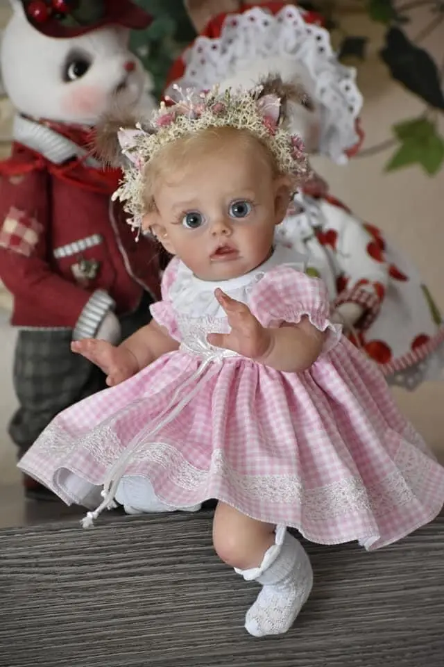 Tanio 30CM już malowane wykończone lalki reborn Baby Flo bajki sklep