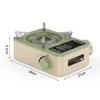 Multifunctional Windproof Gas Stove Camping Cookware Outdoor Portable Camping Stove 6